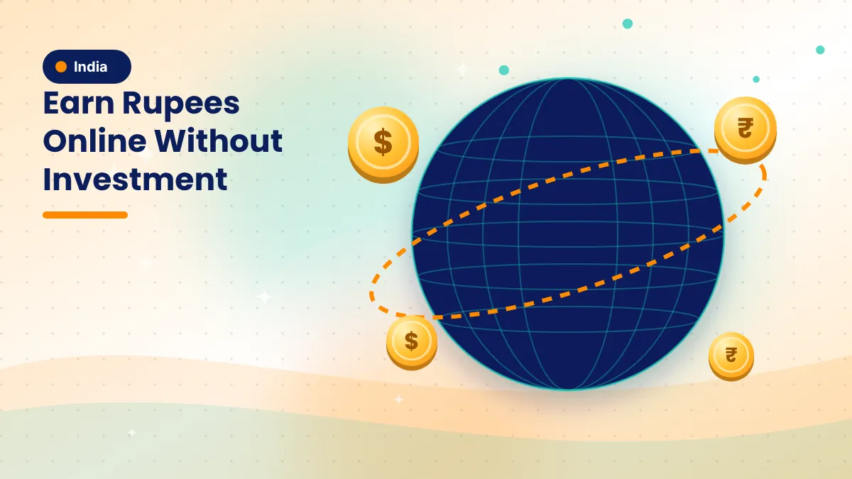 Cover illustration: Earn Rupees Online Without Investment: A Practical Guide for India