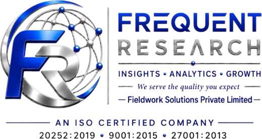 Frequent Research logo with ISO 20252:2019, 9001:2015 and 27001:2013 certifications